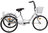 Solifer Senior kolmipyöräinen polkupyörä jalkajarrulla hopea - toimitus sis hintaan