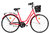 Solifer Klassikko 3-v punainen naisten polkupyörä- valmistettu Suomessa