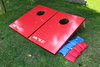 Hole-kesäpeli punainen, hauska ulkopeli - alkuperäinen laudan koko 90x60cm. Toimitus sis hintaan