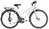 Solifer Hybridi 28" 21-v naisten valkoinen polkupyörä hydraulisilla levyjarruilla runko 48cm
