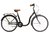 Solifer Sujuva 26" 3-v matalarunkoinen senior-polkupyörä MUSTA etukorilla ruskeat varusteet